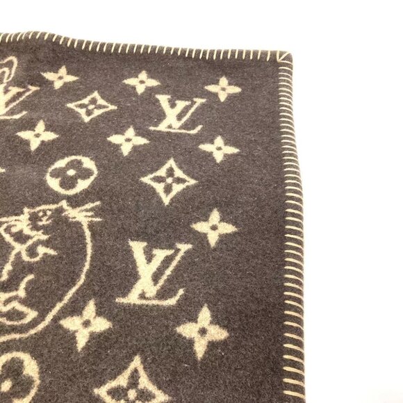 LOUIS VUITTON MP2260 interior Couverture Small CatGram Cat animal blanket - Picture 8 of 8